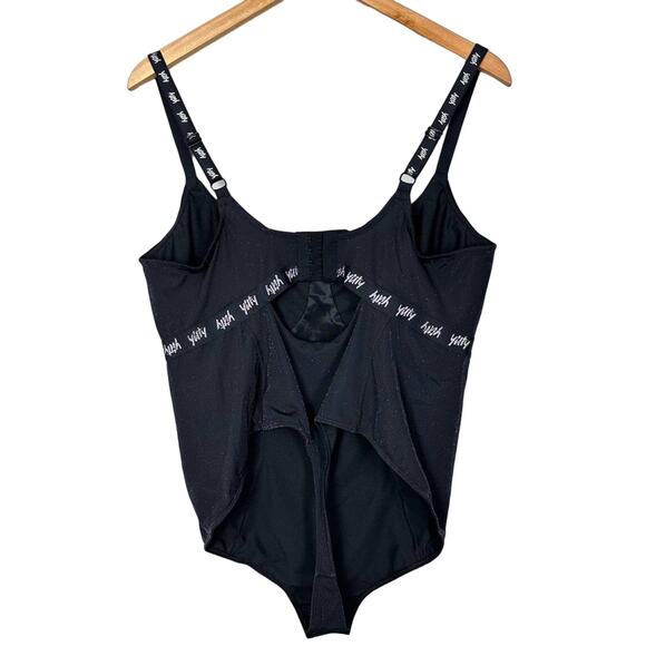 NWT Yitty Spotlight Shaping Demi Cup Thong Bodysuit Shimmer Iconic Black - Picture 7 of 9